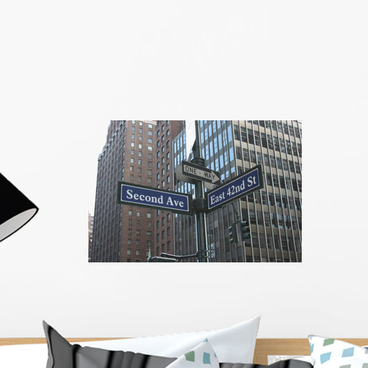 2nd VS 42nd Wall Mural