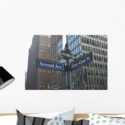 2nd VS 42nd Wall Mural