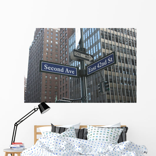 2nd VS 42nd Wall Mural