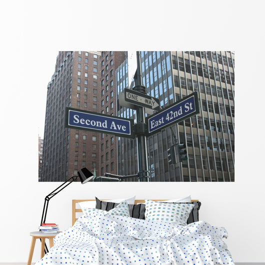 2nd VS 42nd Wall Mural