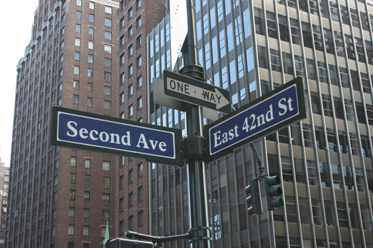 2nd VS 42nd Wall Mural