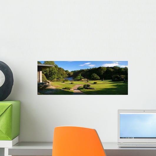 Japanese Garden Busy Area Wall Decal