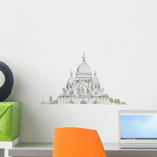 Paris, sketch collection: Notre Dame, Arch and Luevre