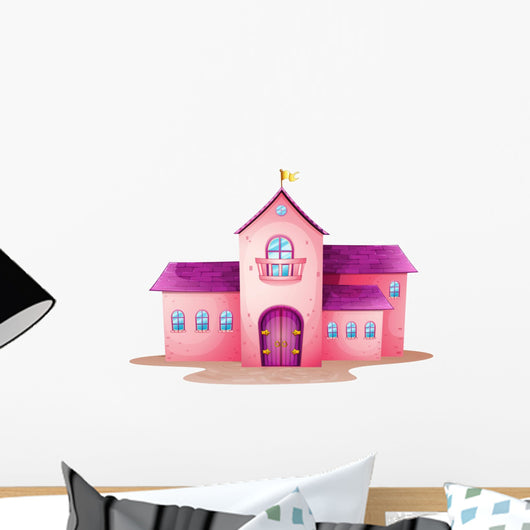 A pink castle