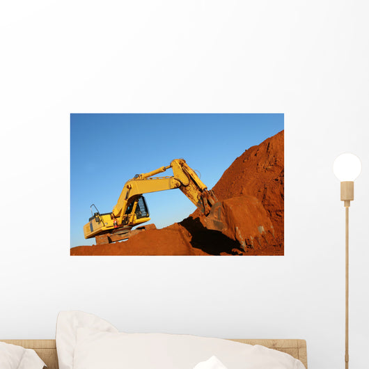 construction vehicle Wall Mural
