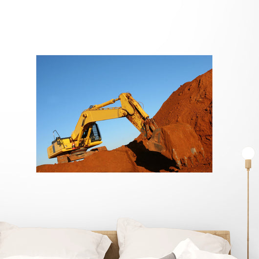 construction vehicle Wall Mural