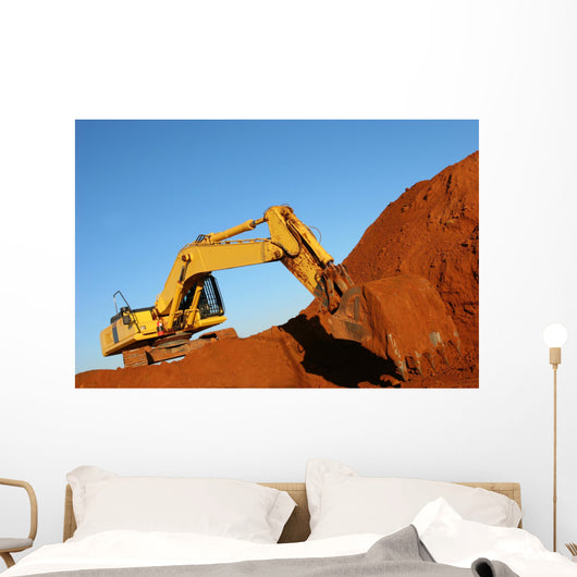 construction vehicle Wall Mural