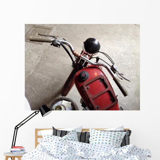 Vecchia Motocicletta Wall Decal