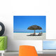Woman Relaxing Lounger Reading Wall Decal