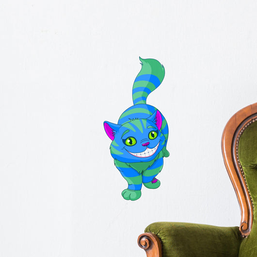Walking Cheshire Cat Wall Decal