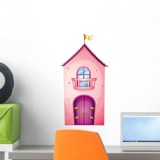 A pink castle