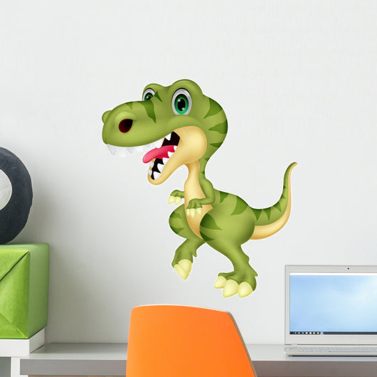 Cute Tyrannosaurus Cartoon Wall Decal