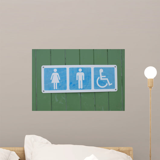 Access Toilet Wall Decal