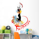 Flamenco dancer with fan Wall Decal