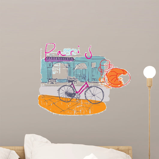 Paris Cafe Wall Decal