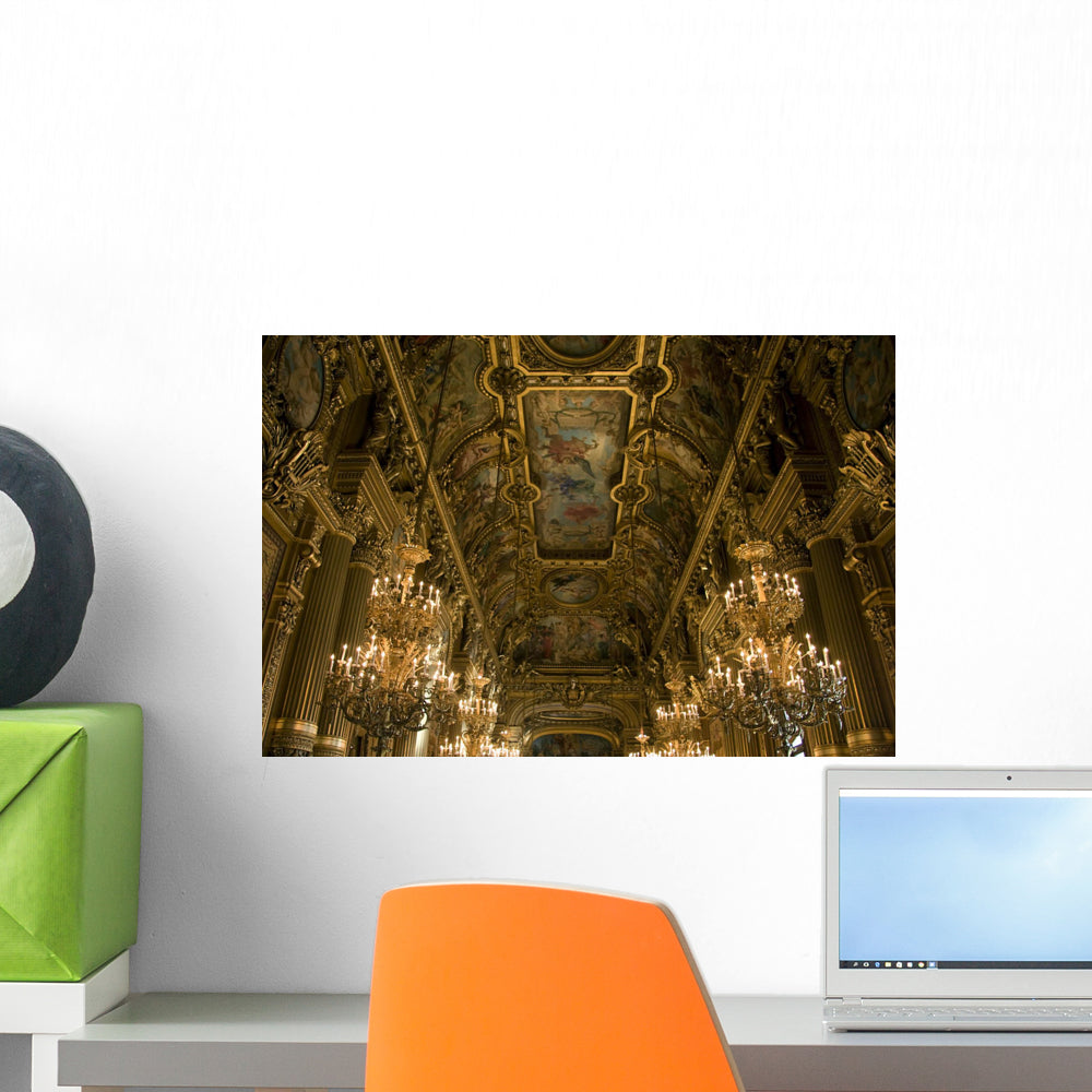Paris Opera Grand Foyer Wall Mural – Wallmonkeys