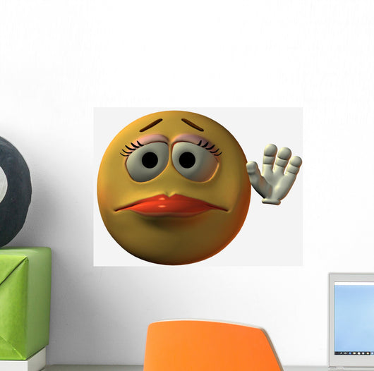 Smiley Good Bye Wall Decal
