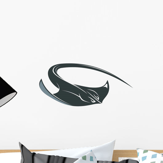 Swimming Manta or Sting Ray Wall Decal