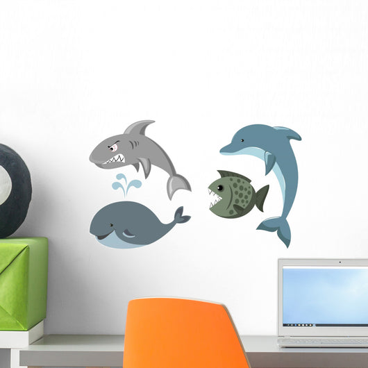 Set of fishes Wall Decal