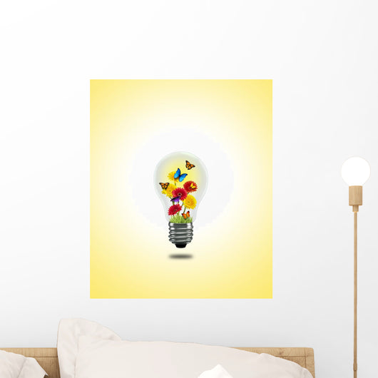 Flower Butterfly Lightbulb