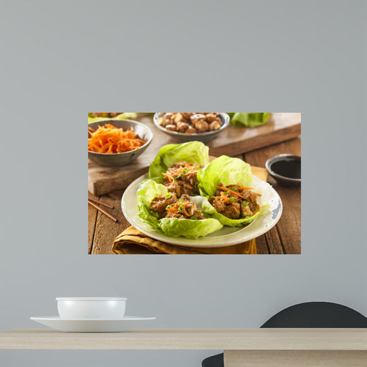Healthy Asian Chicken Lettuce Wrap