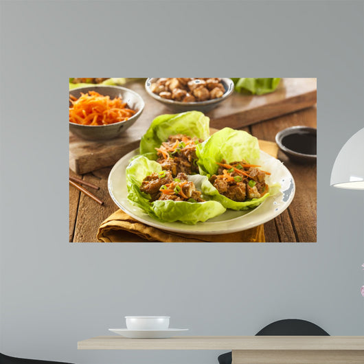 Healthy Asian Chicken Lettuce Wrap