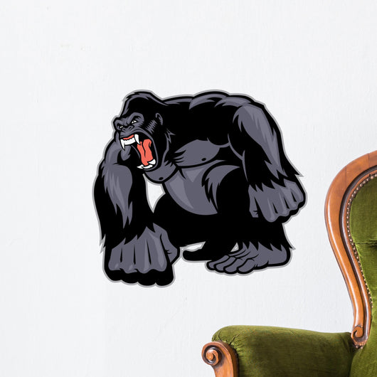 Big Gorilla mascot Wall Decal