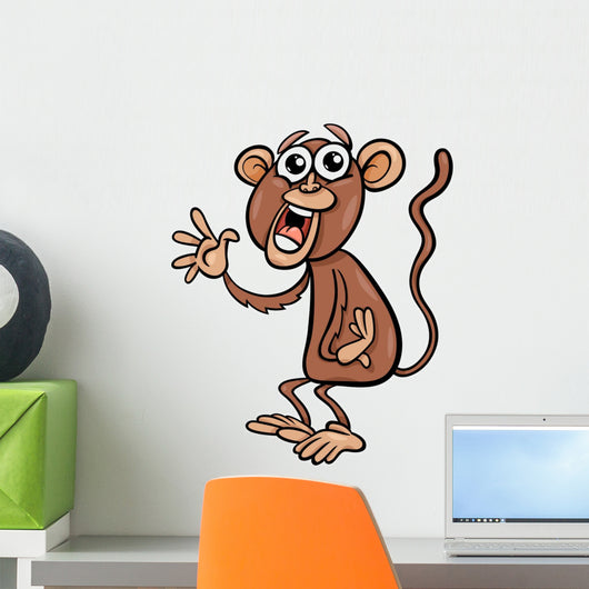 Funny Monkey Illustration
