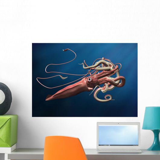 Giant Squid Wall Decal