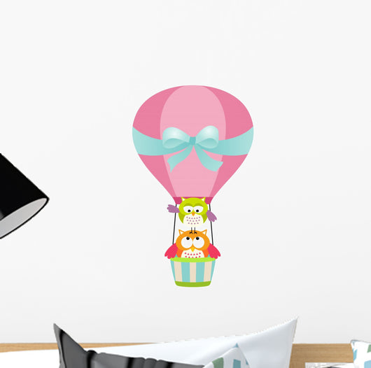 Owls in a Hot Air Balloon