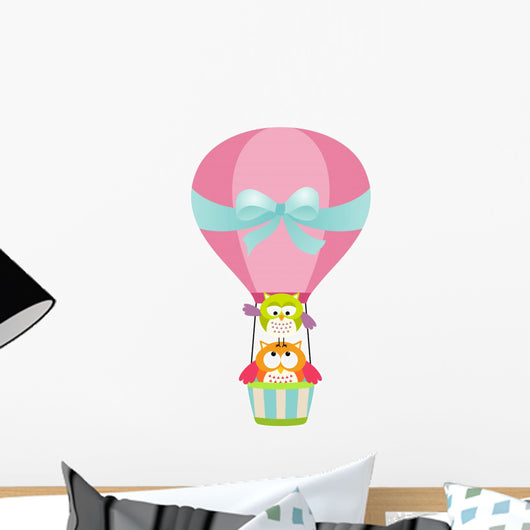 Owls in a Hot Air Balloon