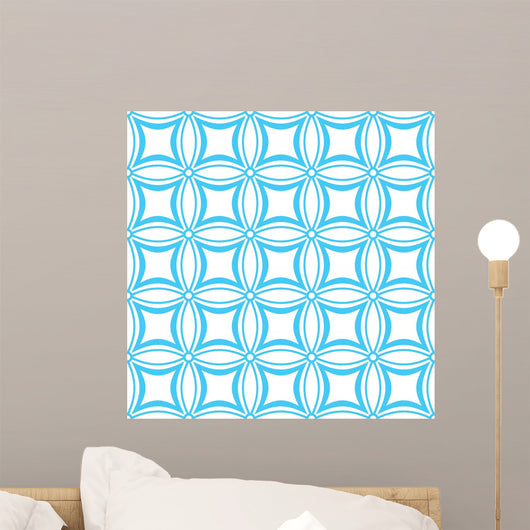 Abstract Seamless Pattern Wall Decal Design 1