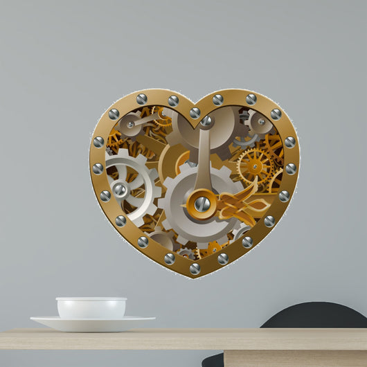 Steampunk clockwork heart