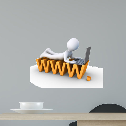 Person With Computer Providing Support
