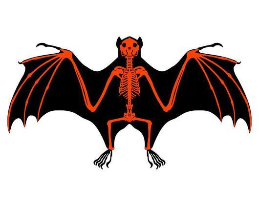 Bat Skeleton Wall Decal