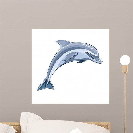 Dolphin Isolated on White Background