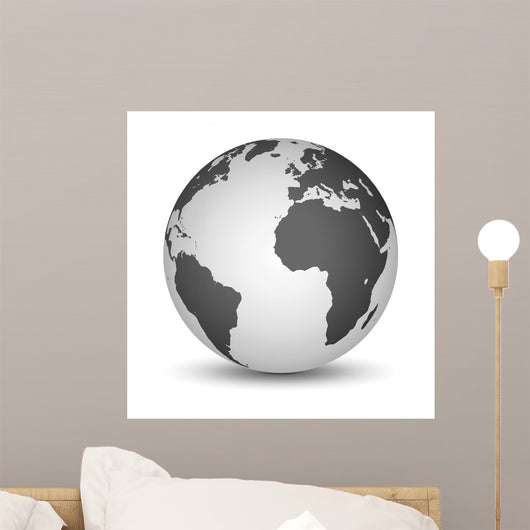 White and black globe