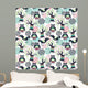 Forest Seamless Pattern Wall Decal Design 1