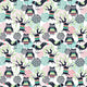 Forest Seamless Pattern Wall Decal Design 1