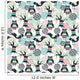 Forest Seamless Pattern Wall Decal Design 1