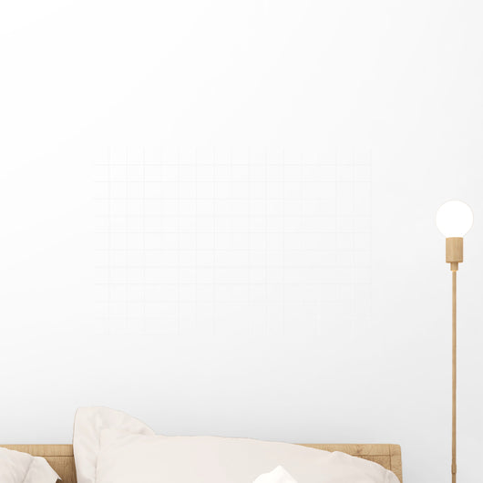 Abstract Modern White Tile Wall Decal