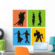 Dancers of American Latin Dances Wall Mural