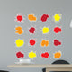 Set of Colorful Abstract Vector Drops Wall Decal