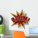 Cartoon boom Wall Decal