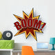 Cartoon boom Wall Decal