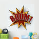 Cartoon boom Wall Decal