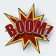 Cartoon boom Wall Decal