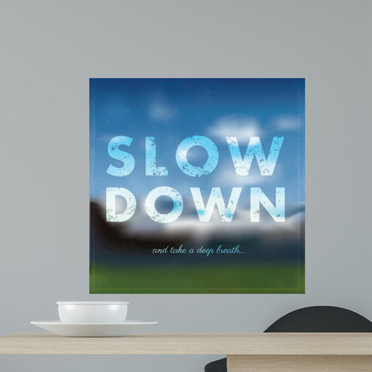 Quotation on smooth blurry background with nature and mountains