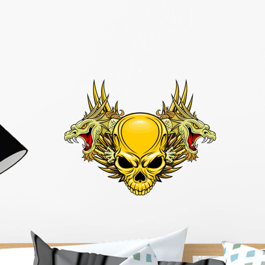 Skull With Dragons