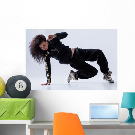 Hip-hop dancer Wall Mural